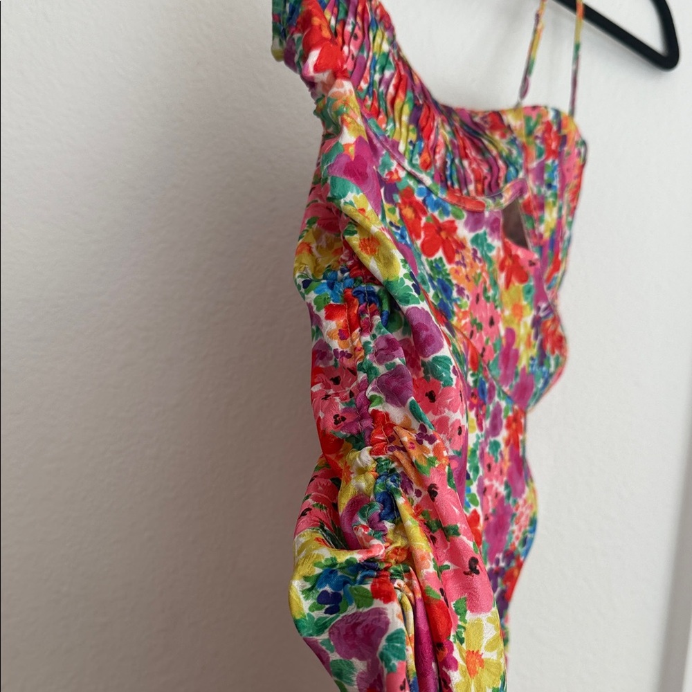 For Love And Lemons bright Floral slip Dress - Picture 5 of 6